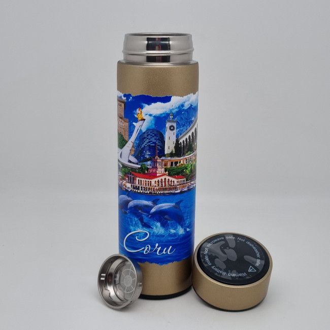 Термос с датчиком температуры Сочи №2