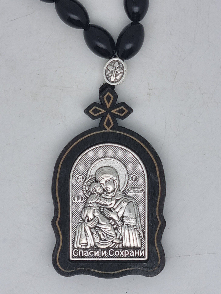 Подвес-четки с крестом автомобильные №8