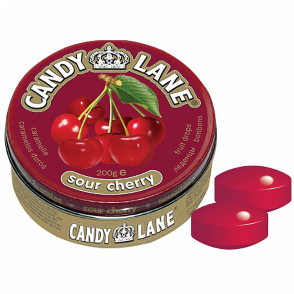 Фруктовые леденцы Кислая вишня Candy Lane 200гр