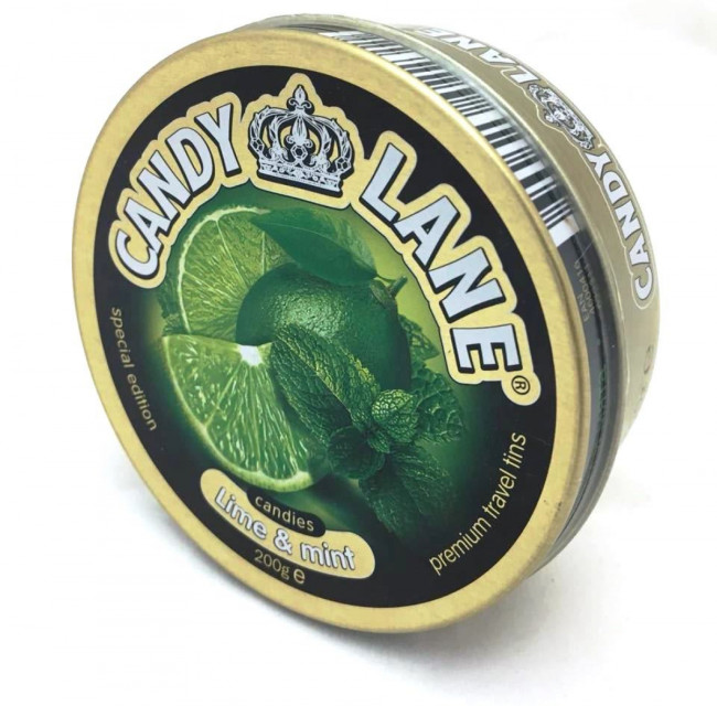 Фруктовые леденцы Лайм и мята Candy Lane 200гр