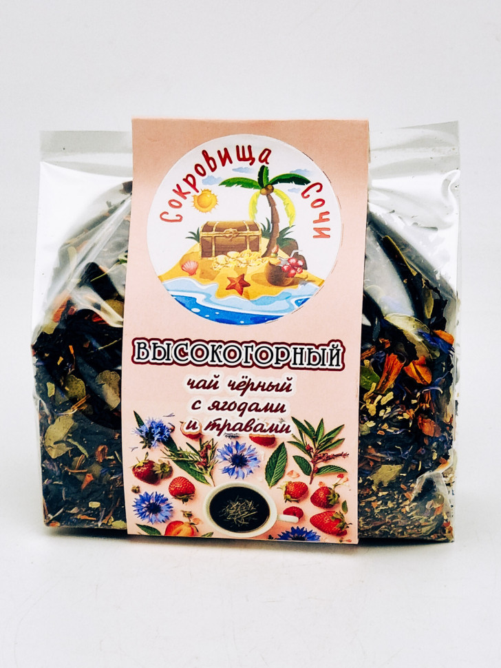 Чай черный с добавками "Высокогорный" 100гр
