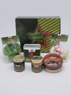 Набор Праздничный чай, мед и сладости с 23 февраля Набор Праздничный чай, мед и сладости с 23 февраля