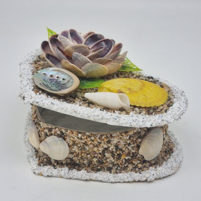 Шкатулка из песка "Сердце" большая