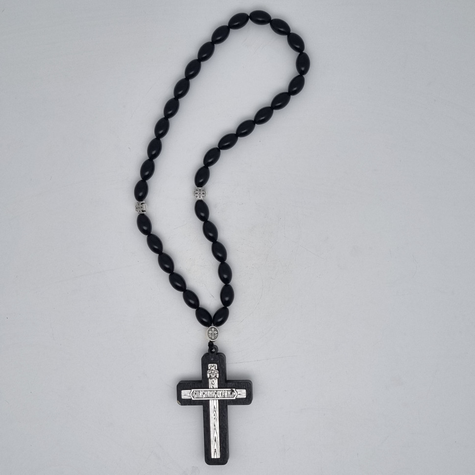 Подвес-четки с крестом автомобильные №1