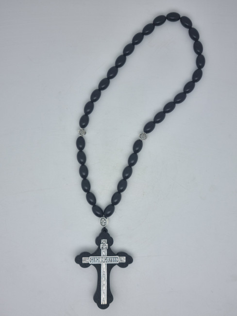 Подвес-четки с крестом автомобильные №7