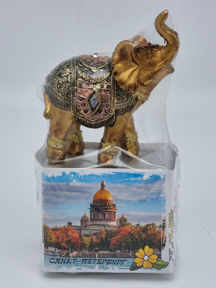 Чай черный ручной сбор 35гр с сувениром слон Санкт-Петербург