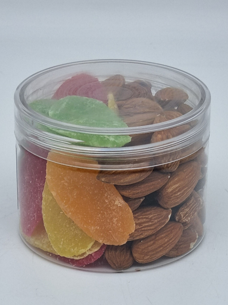 Ассорти ананас лепестки и миндаль 180гр