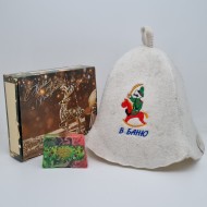 Набор для бани "В баню" с новым годом