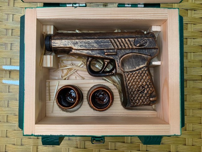 ящик "ПМ маленький" 0.25л+стопки ящик "ПМ маленький" 0.25л+стопки