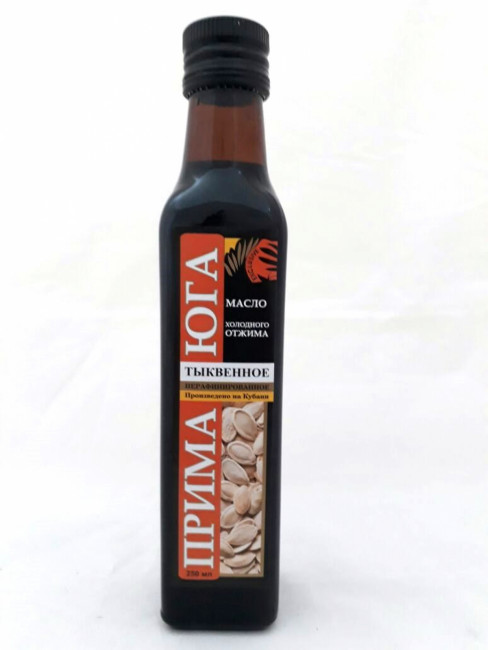 Масло тыквенное "Прима Юга" 250мл стекло