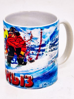 Кружка подарочная Архыз сноубордист