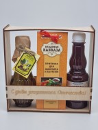 Ассорти для шашлыка "Соус, смесь для шашлыка, масло со специями" №3 с 23 февраля