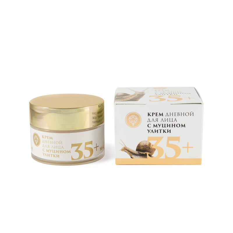 Крем для лица дневной 35+ с муцином улитки 50гр