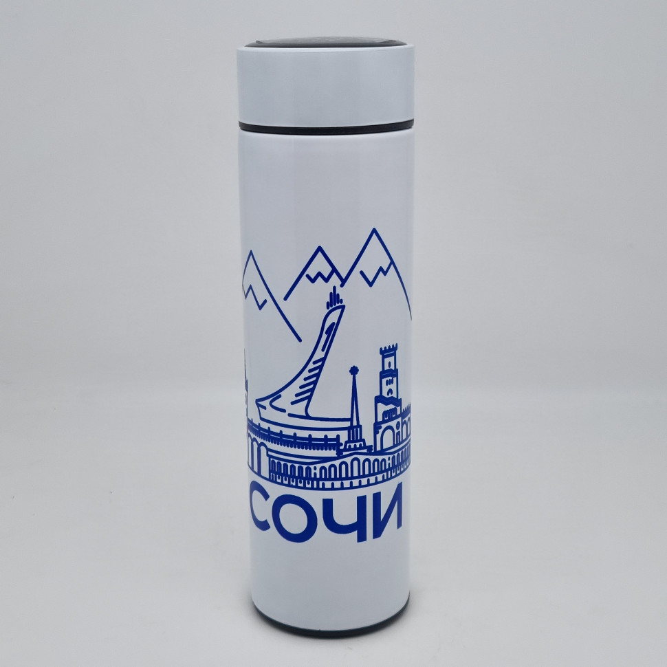 Термос с датчиком температуры Сочи №4