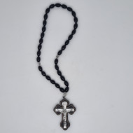 Подвес-четки с крестом автомобильные №4