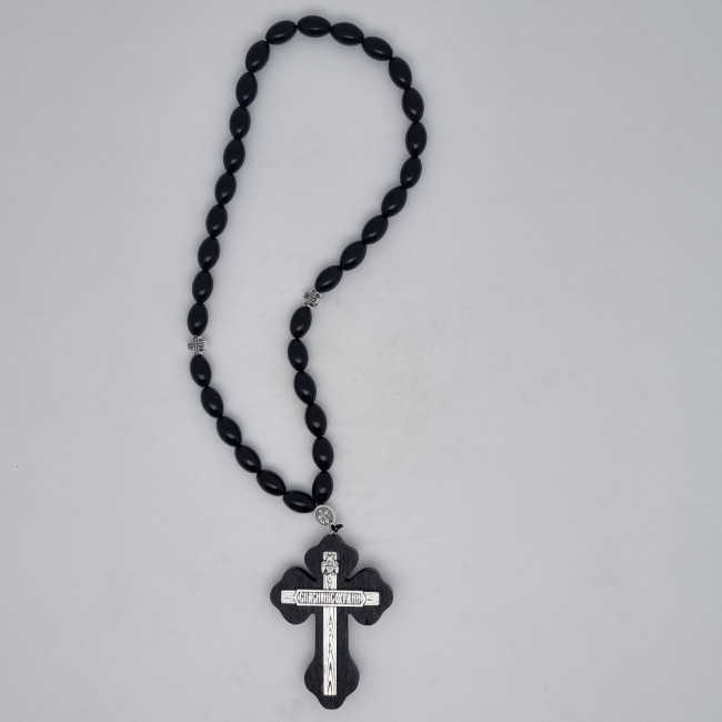 Подвес-четки с крестом автомобильные №4