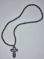 Подвес-четки с крестом автомобильные №11