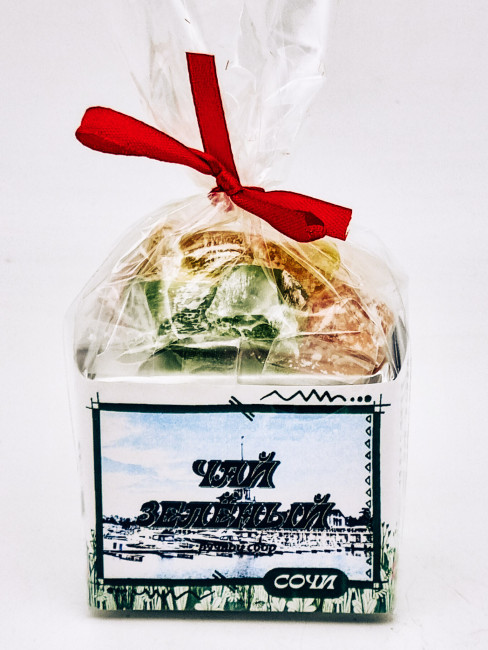 Чай зеленый ручной сбор 40гр +лукум 50гр Бархатные сезоны Чай зеленый ручной сбор 40гр +лукум 50гр Бархатные сезоны