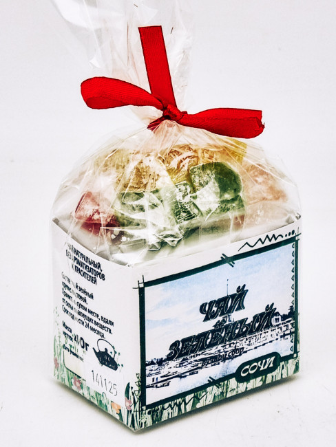 Чай зеленый ручной сбор 40гр +лукум 50гр Бархатные сезоны Чай зеленый ручной сбор 40гр +лукум 50гр Бархатные сезоны