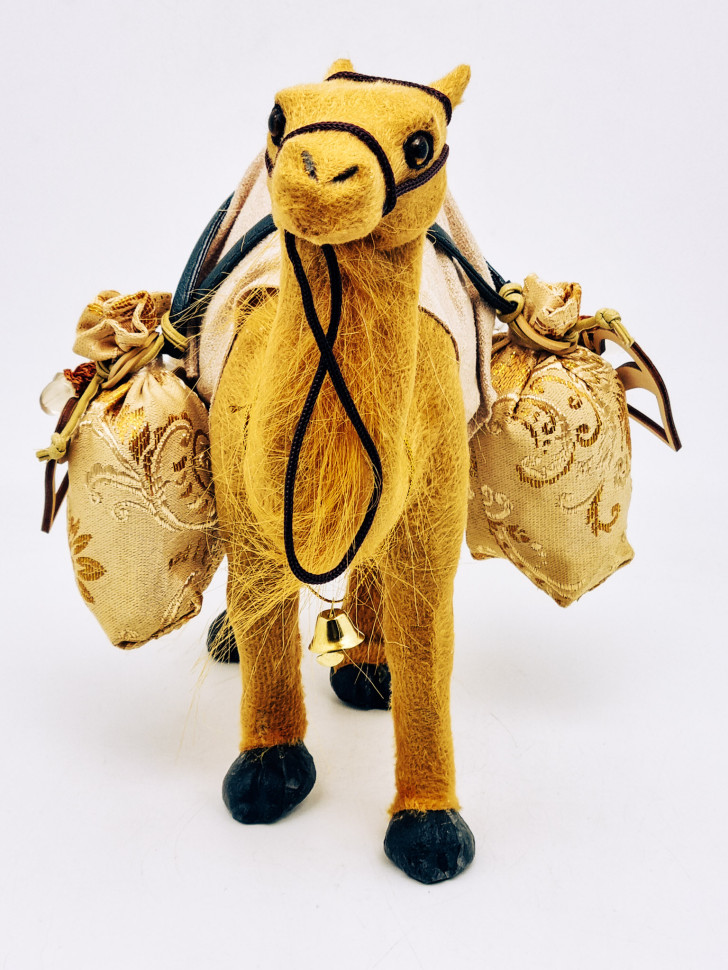 Подарочный набор с днем рождения верблюд с мешочками чая черный 25гр и зеленый 30гр