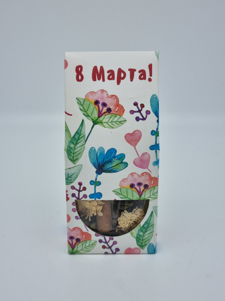 Подарочный набор с 8 марта специй для приготовления глинтвейна по-Краснополянски 30гр