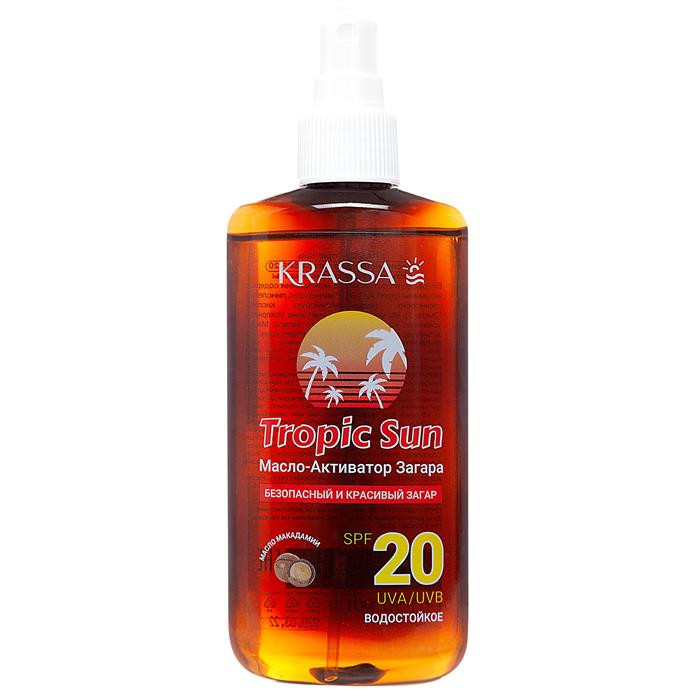 KRASSA Масло для загара SPF20 150мл