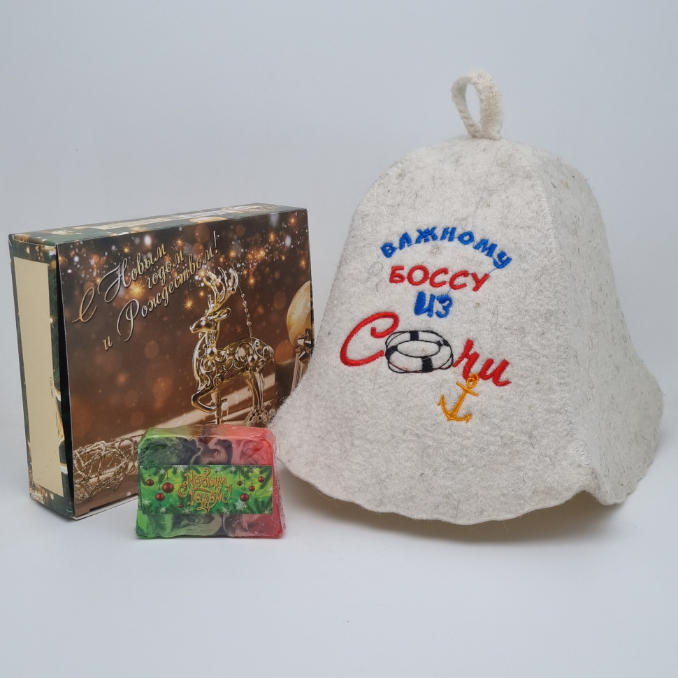 Набор для бани "Боссу" с новым годом
