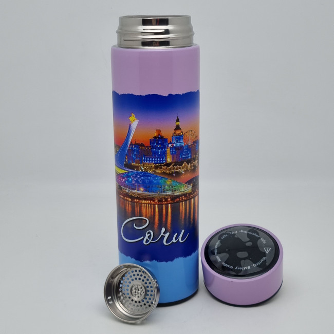 Термос с датчиком температуры Сочи №8