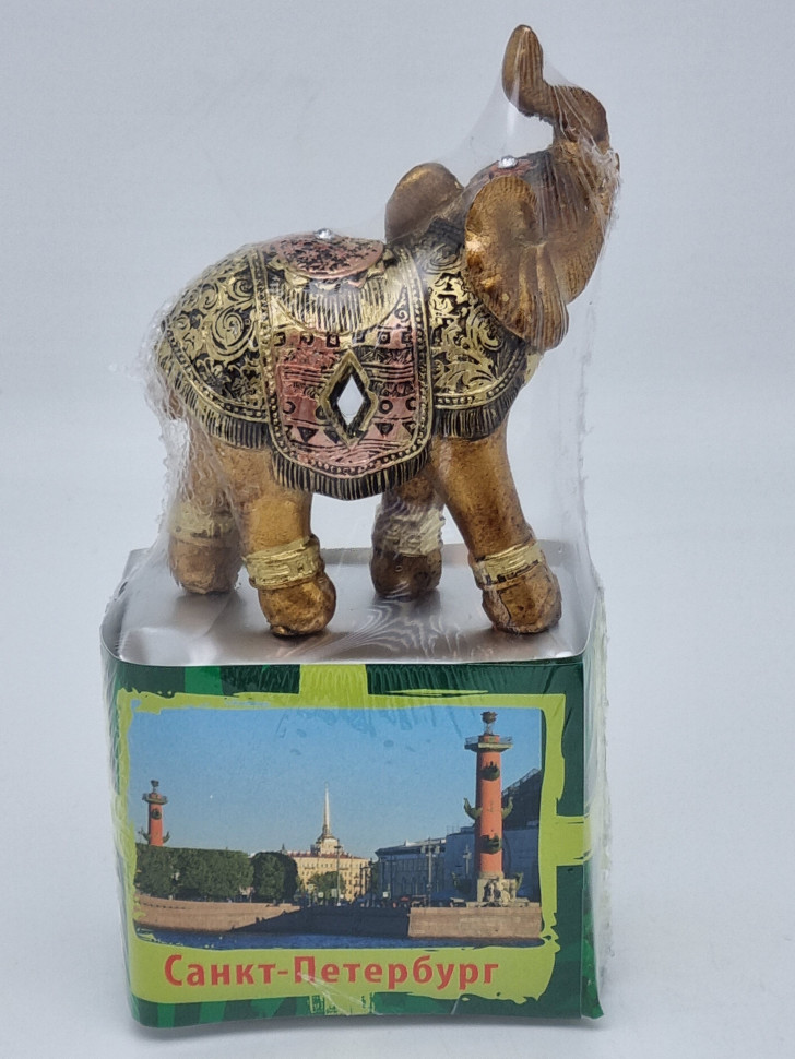Чай зеленый ручной сбор 35гр с сувениром слон Санкт-Петербург