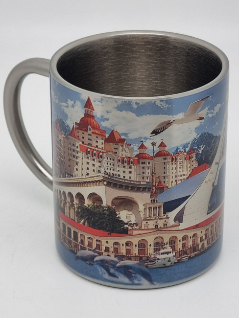 Кружка из нержавеющей стали "Ротонда"