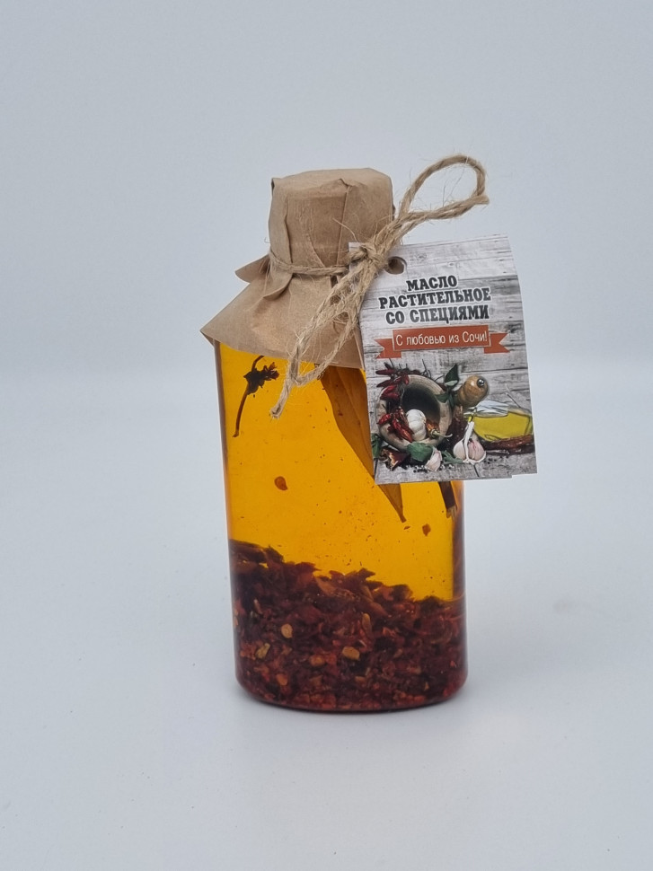 Масло подсолнечное со специями 200мл