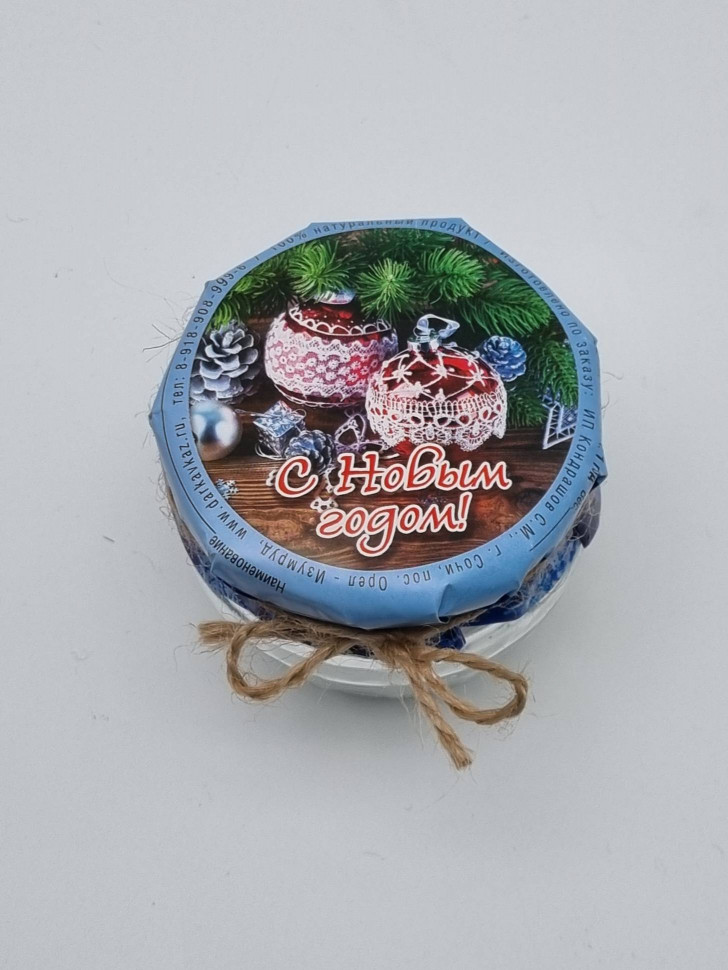 Конфитюр "Черника" 200гр с новым годом