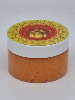 Скраб соляной натуральный Золотая Мацеста "Клубника" 300гр лучший подарок