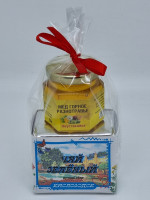 Чай зеленый ручной сбор 40гр +мед 50гр Кисловодск