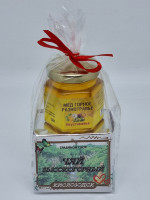 Краснополянский чай "Высокогорный" 40гр +мед 50гр Кисловодск