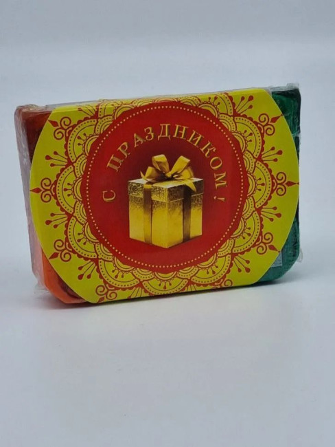 Мыло Золотая Мацеста "Зеленая глина с эфирным маслом мяты" 100гр лучший подарок