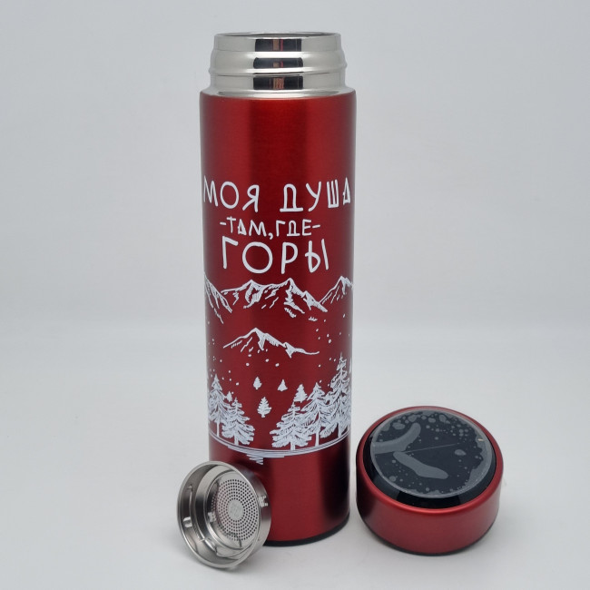 Термос с датчиком температуры Красная поляна №5 Термос с датчиком температуры Красная поляна №5