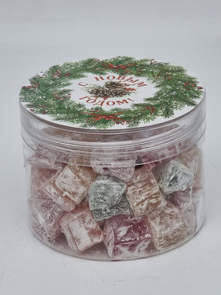 Рахат-лукум ассорти 200гр с новым годом