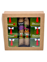 Подарочный набор с 23 феврваля ассорти №7 чай 5 видов, кофе и чурчхела 460гр