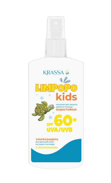 KRASSA Молочко Детское от солнца Спрей SPF60+ 150мл