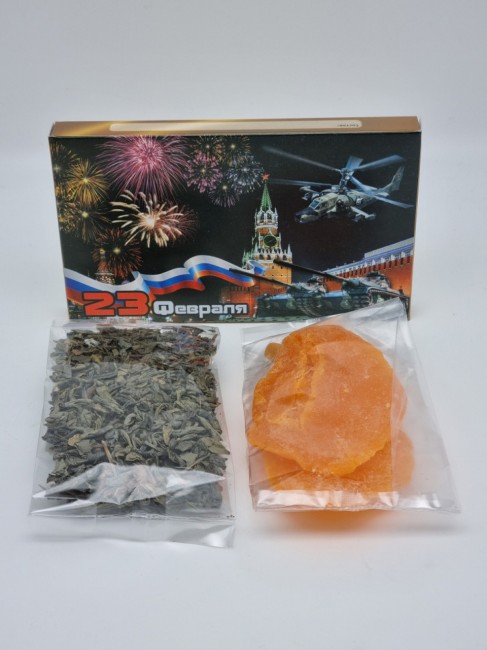 Набор 148 Праздничный чай зеленый и манго с 23 февраля