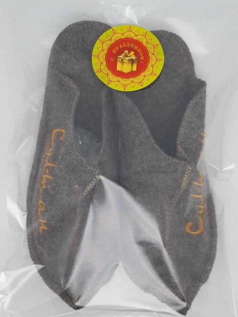 Тапочки для бани "Султан" лучший подарок Тапочки для бани "Султан" лучший подарок