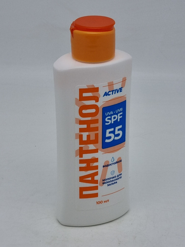 Пантенол ACTIV Молочко для безопасного загара SPF 55 100мл
