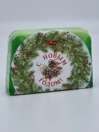 Мыло Золотая Мацеста "Кавказские травы с чистотелом" 100гр с новым годом Мыло Золотая Мацеста "Кавказские травы с чистотелом" 100гр с новым годом