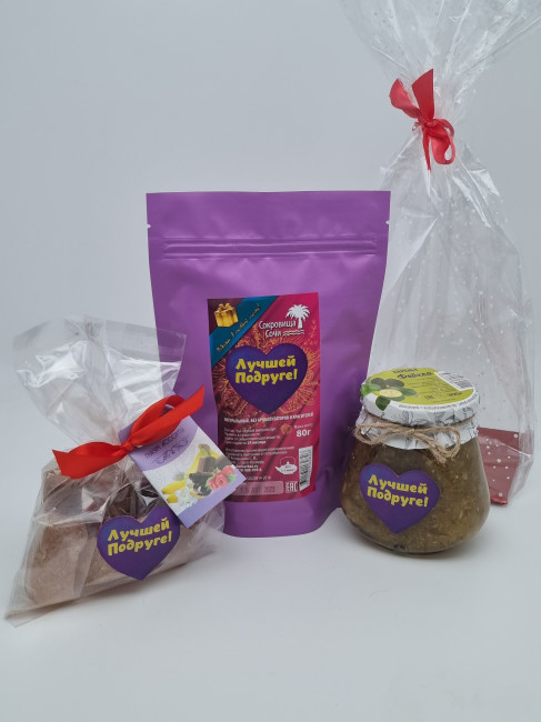 Набор чай, лукум, варенье Лучшей подруге
