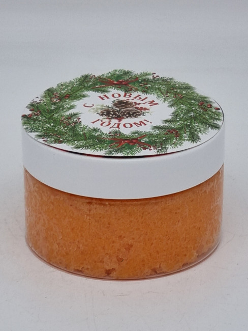 Скраб соляной натуральный Золотая Мацеста "Клубника" 300гр с новым годом Скраб соляной натуральный Золотая Мацеста "Клубника" 300гр с новым годом