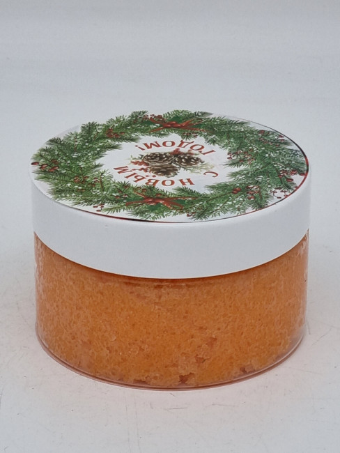 Скраб соляной натуральный Золотая Мацеста "Клубника" 300гр с новым годом Скраб соляной натуральный Золотая Мацеста "Клубника" 300гр с новым годом