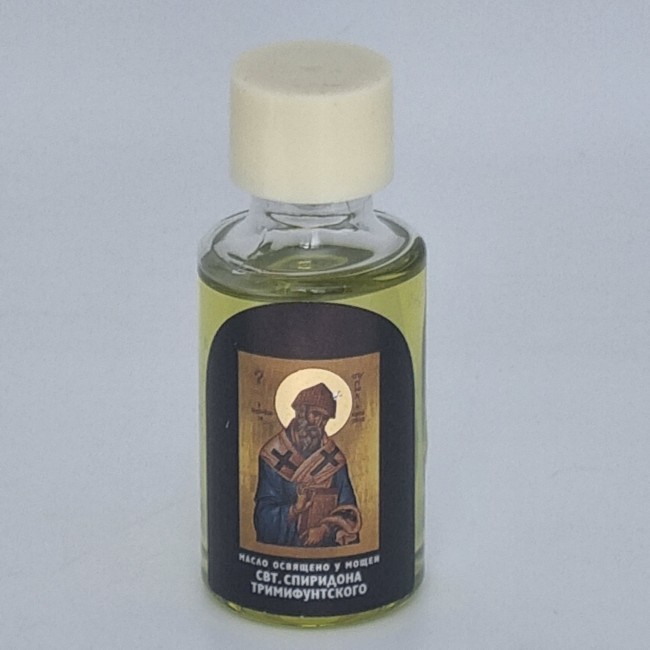 ЕЛЕЙ Церковное масло "Свт. Спиридона Тримифунтского" 30мл ЕЛЕЙ Церковное масло "Свт. Спиридона Тримифунтского" 30мл