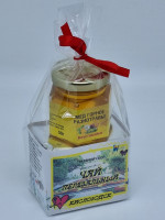 Краснополянский чай "Перевальный" 40гр +мед 50гр Кисловодск