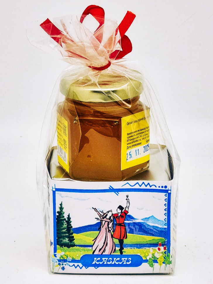 Краснополянский чай "Перевальный" 40гр +мед 50гр Кавказ